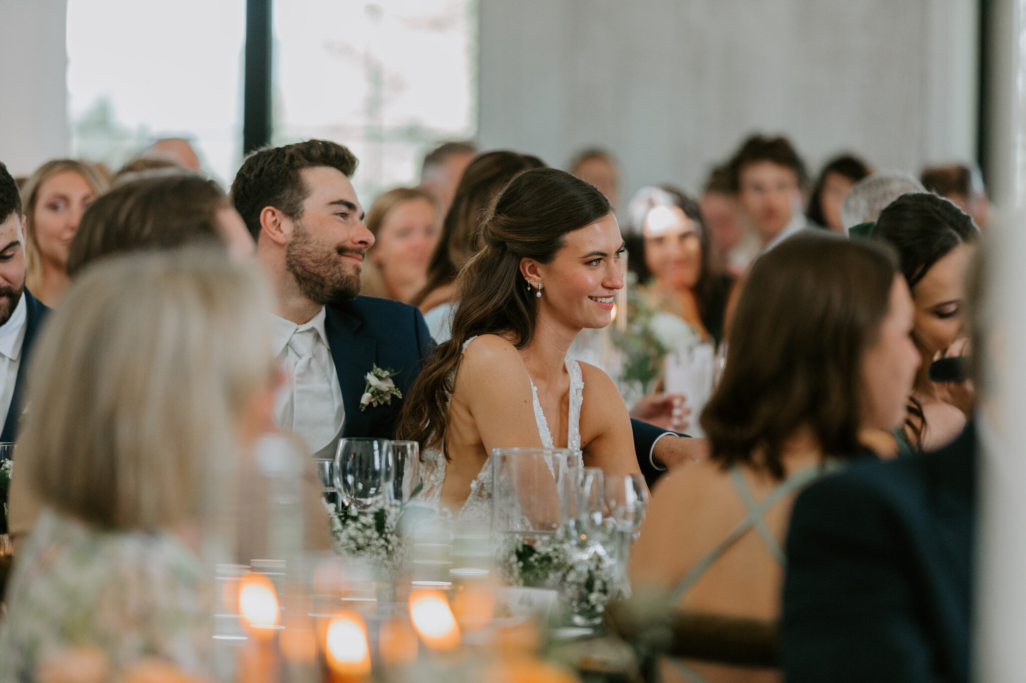 Toasts at Woodlands Colorado Wedding